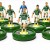 Subbuteo Andrew Table Soccer Alexandra Green kit on WSB Professional bases
